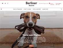 Tablet Screenshot of berliner-akzente.de